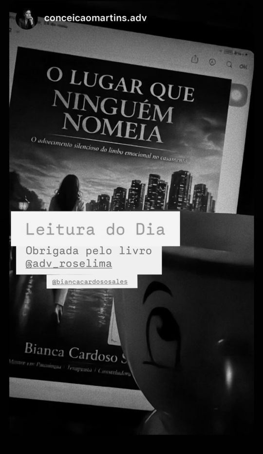Leitura do dia: obrigada pelo livro